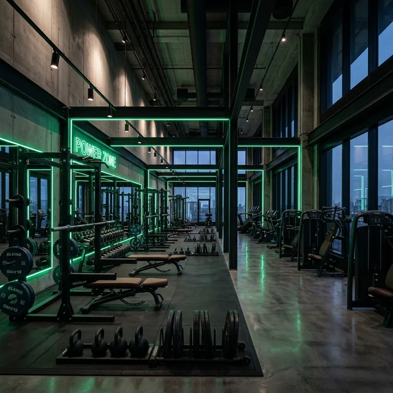 AJ Fitness Gym Interior